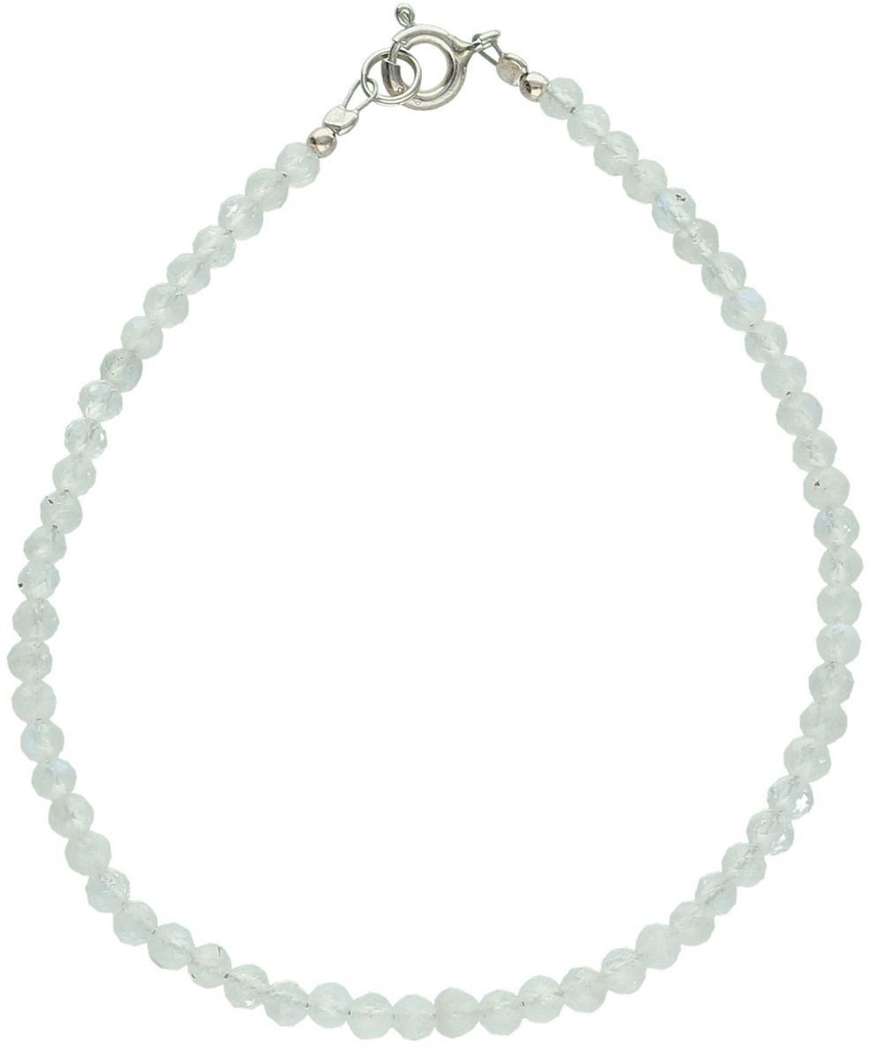 Damska bransoletka ze srebra 925 z naturalnym labradorytem. Subtelna, elegancka biżuteria z kamieniem o wyjątkowym blasku. Idealna na prezent!1.jpg