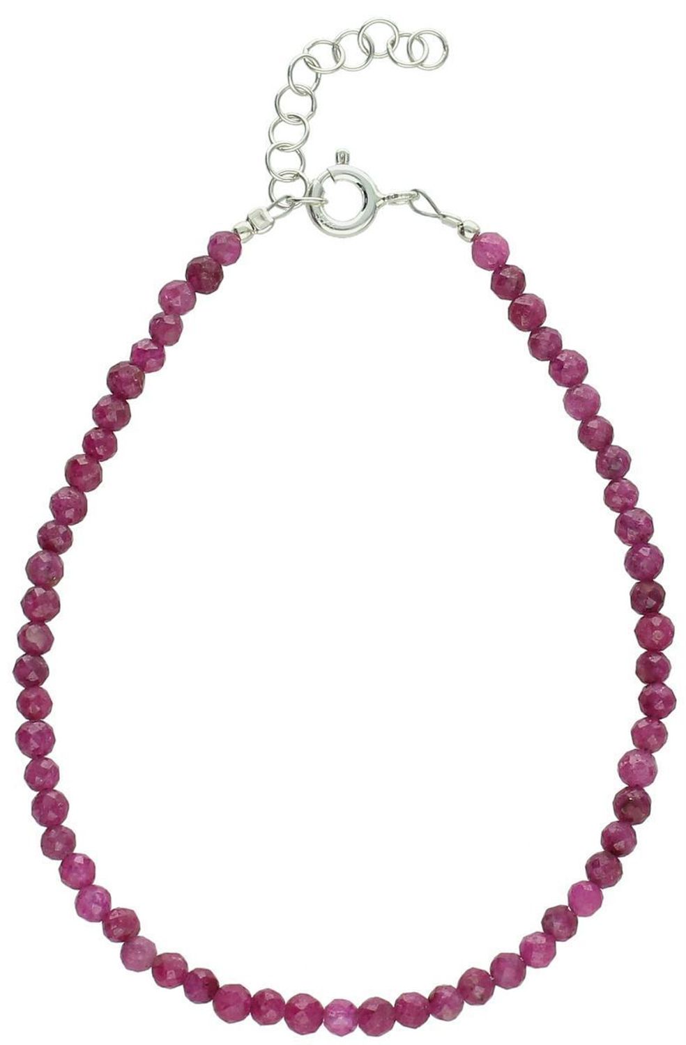 Bransoletka damska ze srebra 925 z rubinami. Elegancka biżuteria z kamieniami szlachetnymi – idealna na prezent lub do codziennej stylizacji.1.jpg