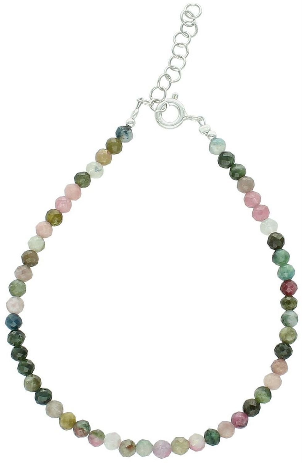 Odkryj wyjątkową bransoletkę damską z naturalnymi kamieniami – opalem i turmalinem. Srebro próby 925, długość 18+3 cm. Lekka, elegancka i idealna na prezent!1.jpg