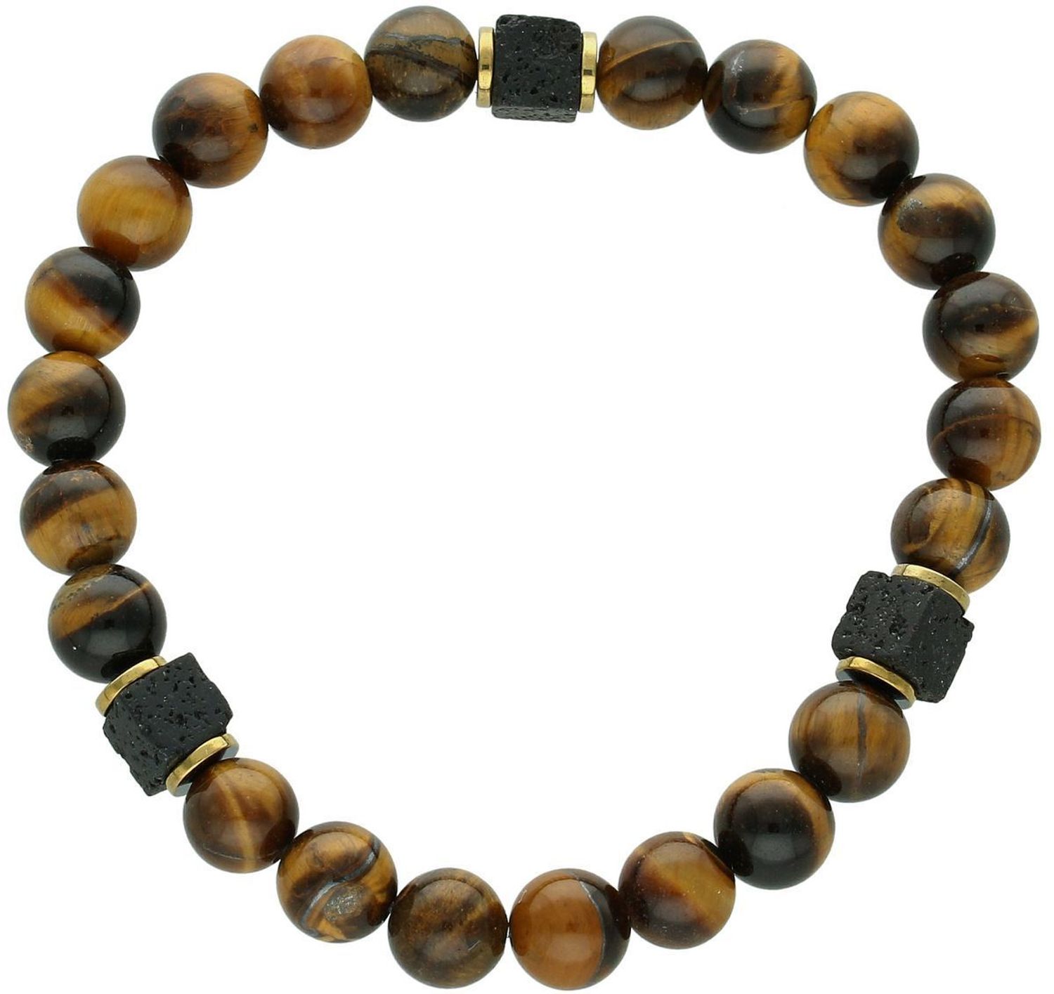 Bransoletka męska z naturalnych kamieni tygrysie oko  DIA-BRA-13242-INNE bra.jpg