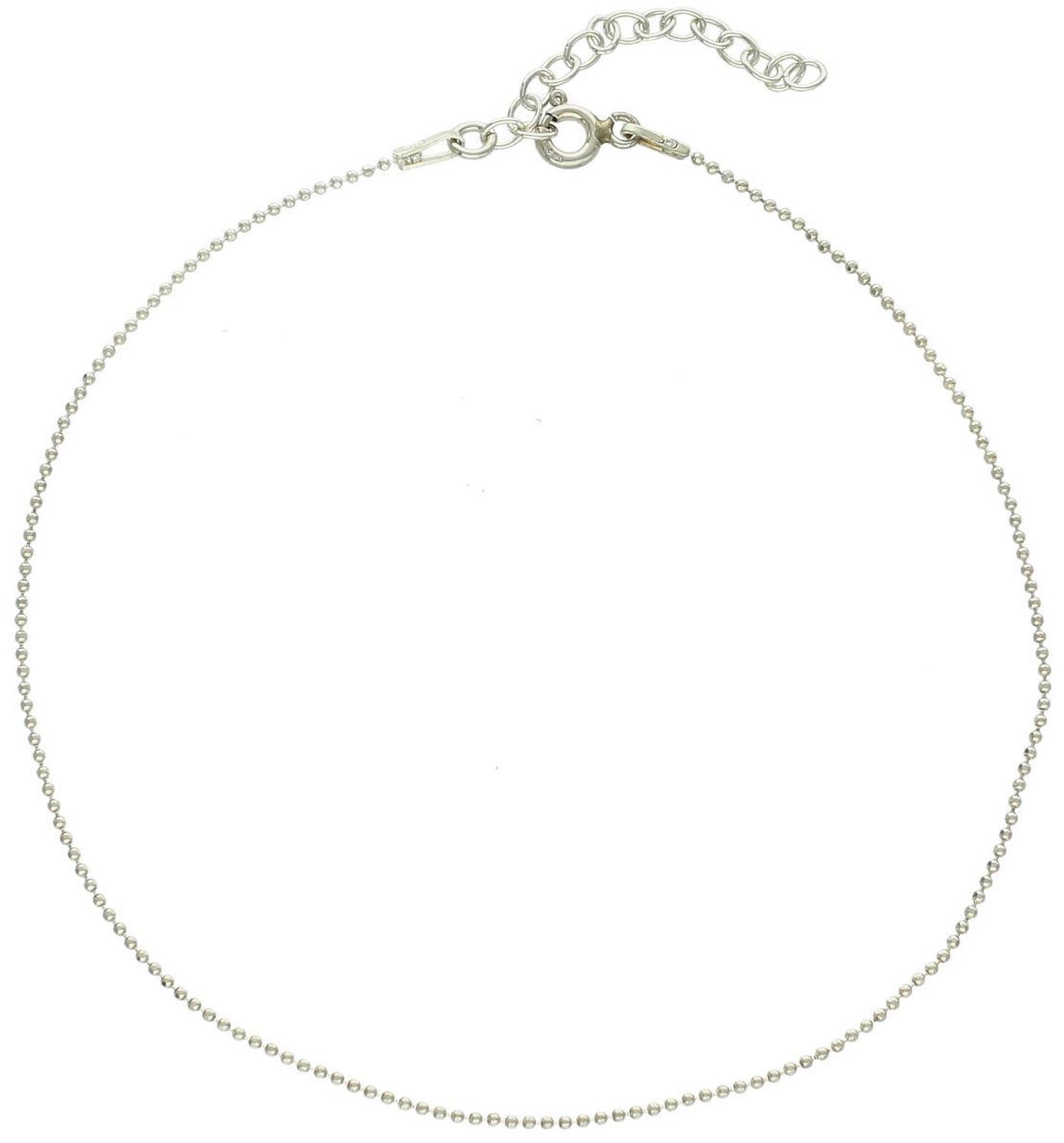 Srebrna bransoletka na nogę z kuleczkami - DIA-BRA-13259-925.jpg