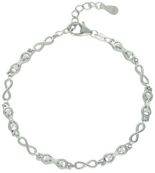 Odkryj srebrną bransoletkę 925 z motywem nieskończoności i cyrkoniami. Model DIA-BRA-13349-925 – elegancja, symbolika i styl w jednym. Idealna na prezent!1.jpg
