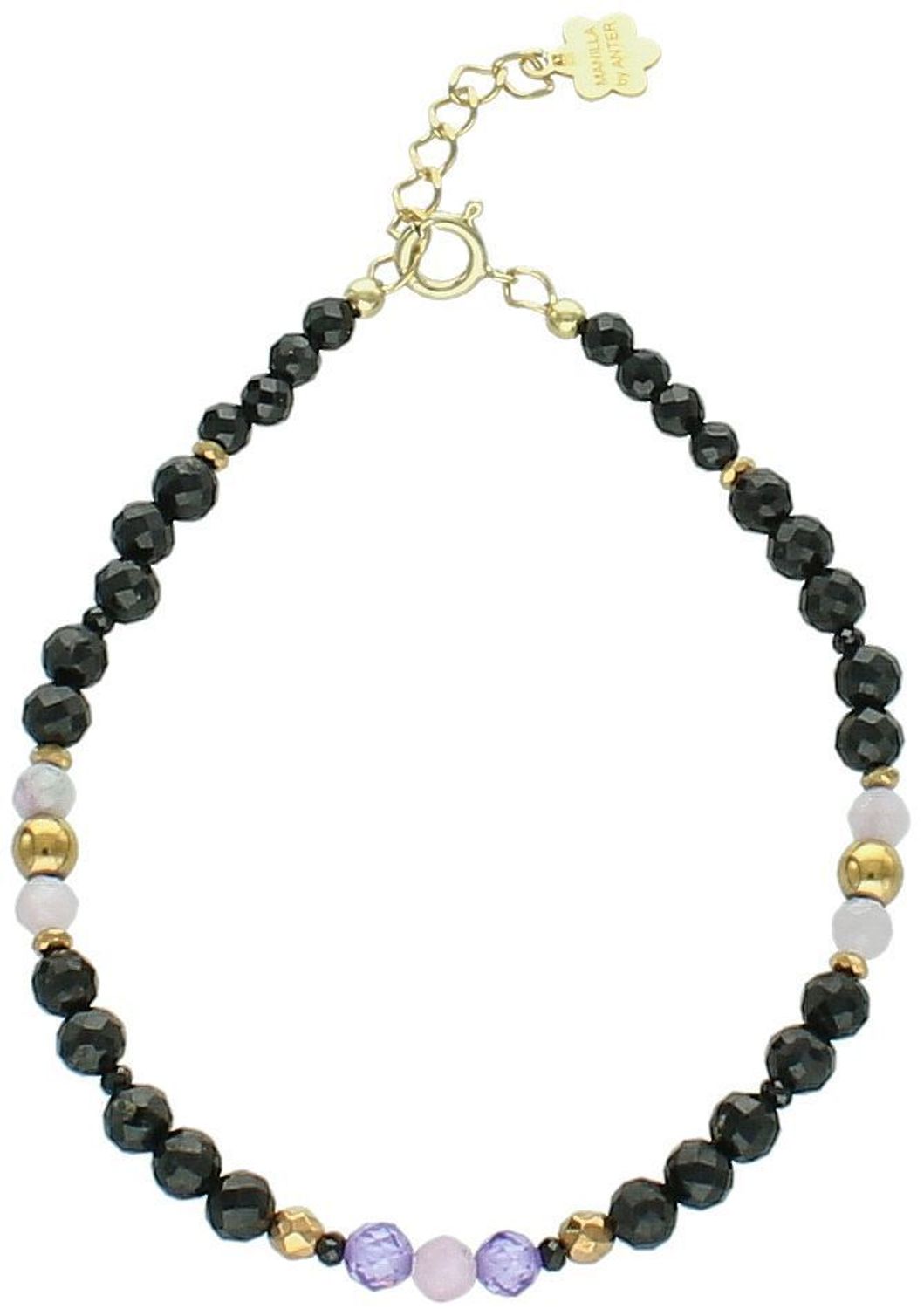 Bransoletka damska srebrna z turmalinem, spinelem i kryształami Swarovskiego  DIA-BRA-13510-925  Srebro 925  17 + 2 cm brans.jpg