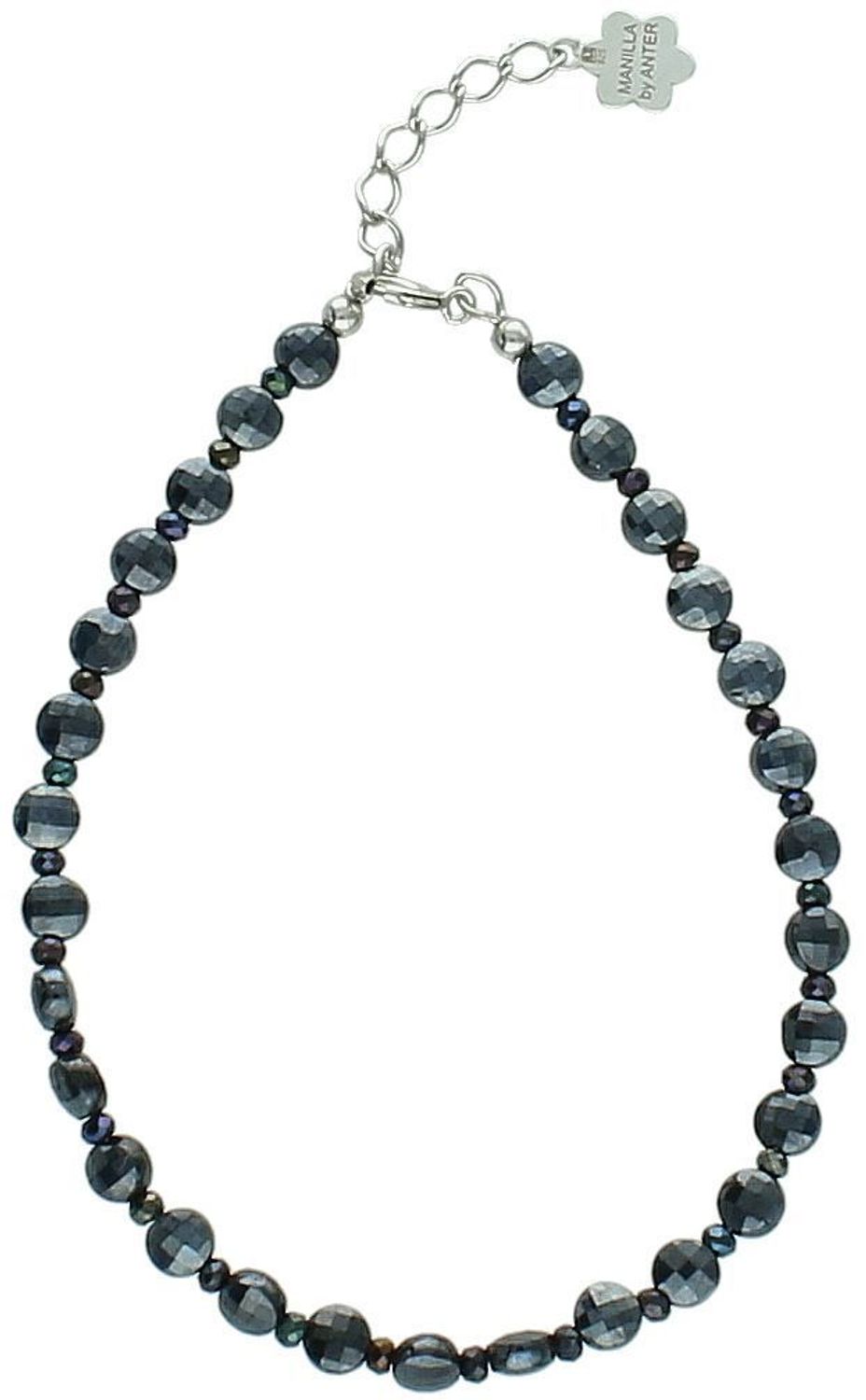 Bransoletka damska ze srebra 925 z naturalnym spinelem cejlońskim. Długość 17+2 cm, szerokość 4 mm. Elegancka i szlachetna biżuteria na każdą okazję.1.jpg