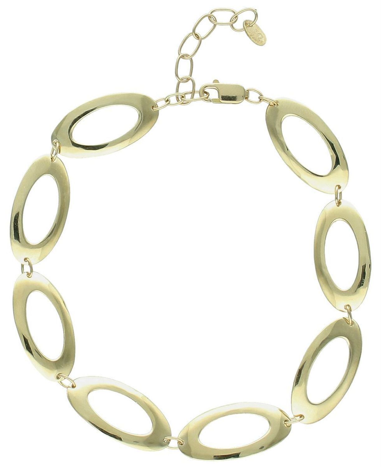 Elegancka bransoletka złota próby 585, model DIA-BRA-13680-585. Owalne oczka, długość 17 cm (+3 cm), wielkość elementu 2,0 x 1,0 cm, waga 28 gram. Idealna na prezent i do codziennego noszenia.1.jpg