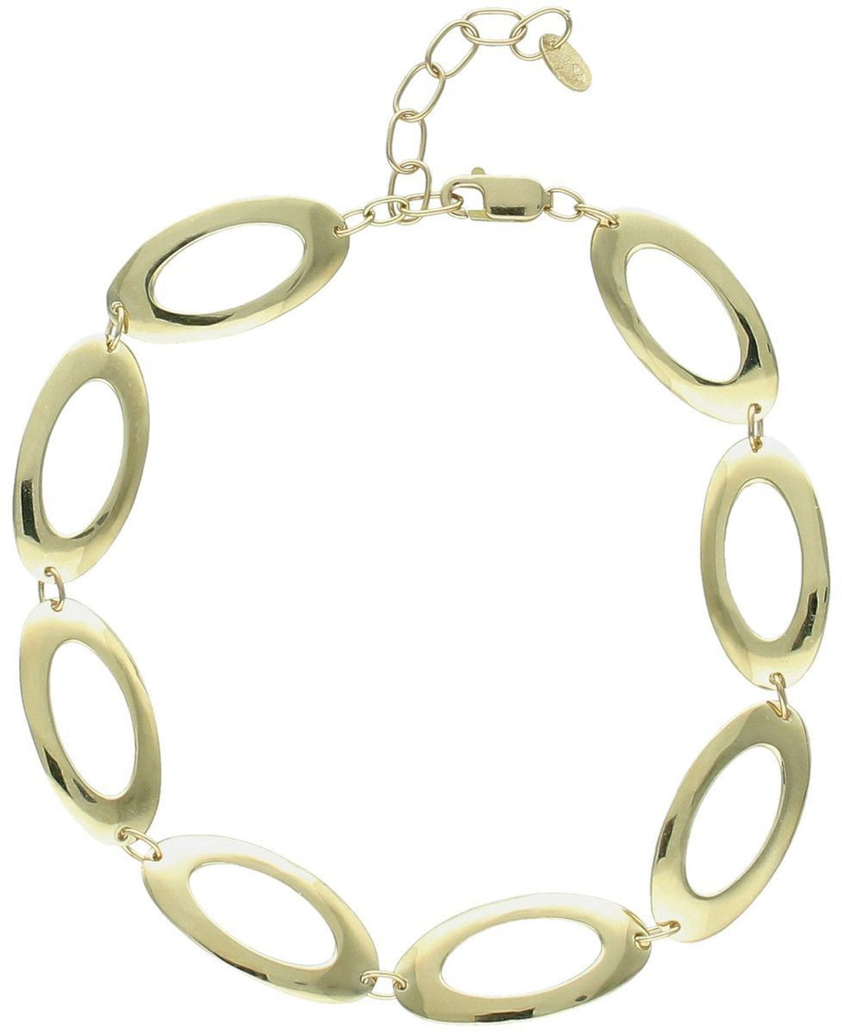 Elegancka bransoletka złota próby 585, model DIA-BRA-13680-585. Owalne oczka, długość 17 cm (+3 cm), wielkość elementu 2,0 x 1,0 cm, waga 28 gram. Idealna na prezent i do codziennego noszenia.1.jpg