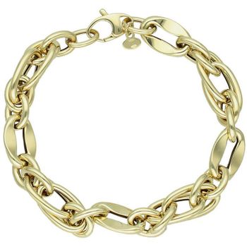 Bransoletka damska złota 585 plecione owalne oczka 19 cm DIA-BRA-13692-585.jpg