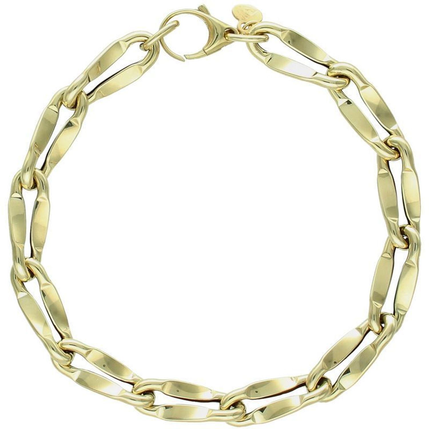 Bransoletka damska złota 585 owalne oczka 19 cm – DIA-BRA-13693-585 Au 585.jpg