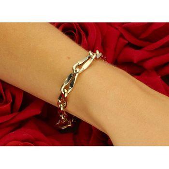 Bransoletka damska złota 585 owalne oczka 19 cm – DIA-BRA-13693-585 brans.jpg