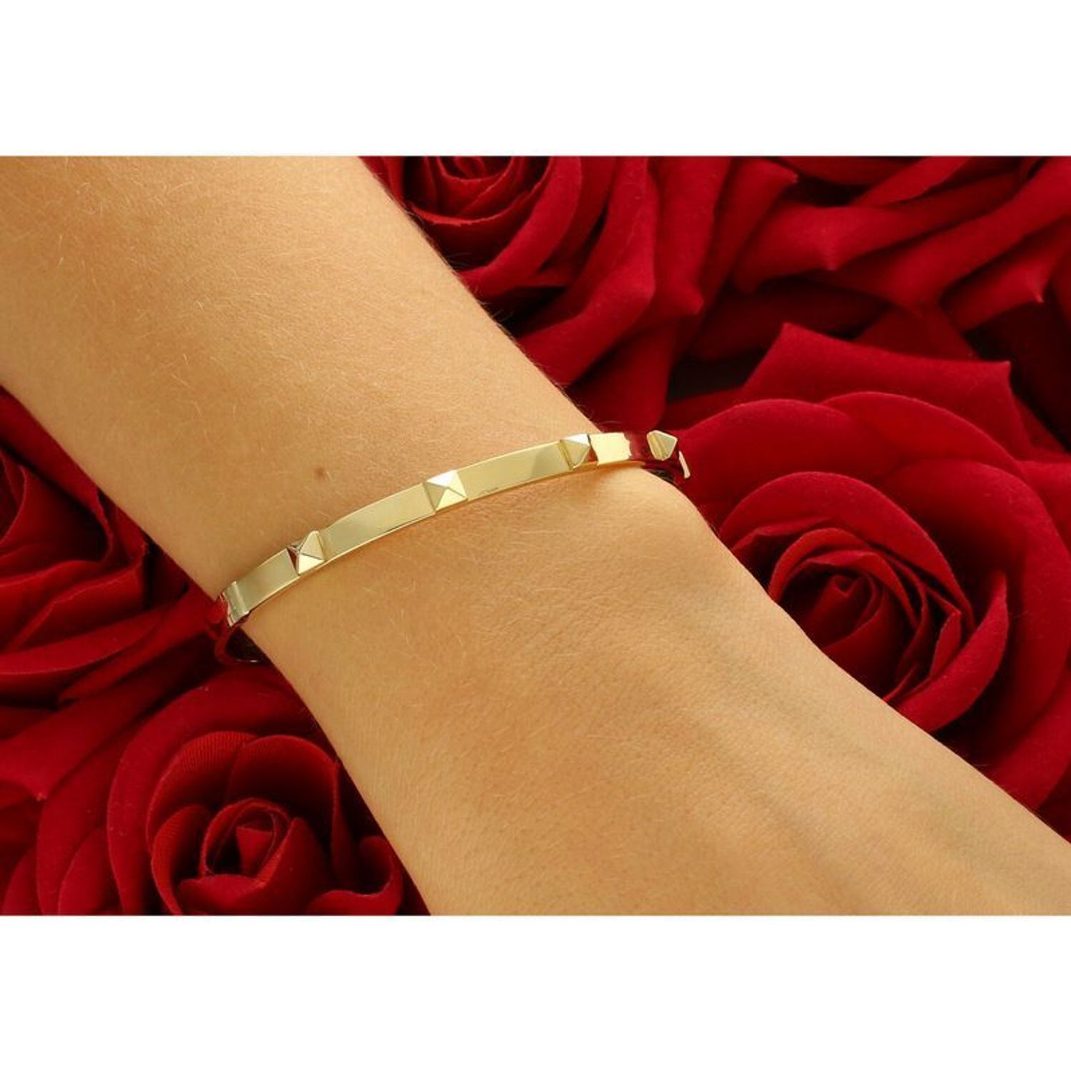 Bransoletka damska złota 585 sztywna owalna 17 cm DIA-BRA-13714-585 Au.jpg