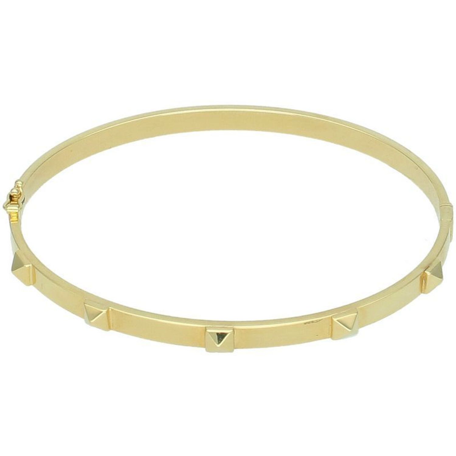 Bransoletka damska złota 585 sztywna owalna 17 cm DIA-BRA-13714-585 Au.jpg