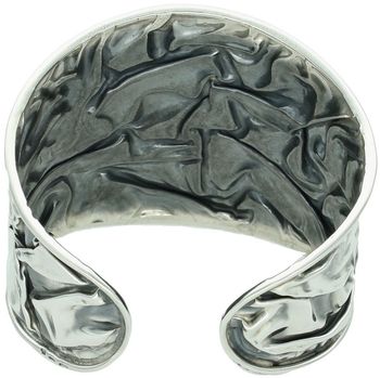 Szeroka damska bransoletka srebrna próby 925, sztywna z oryginalnym wzorem. Stylowy i trwały dodatek na co dzień i wyjątkowe okazje.33.jpg