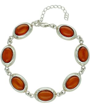 Bransoletka Srebrna 925 z Naturalnym Bursztynem Bałtyckim.jpg