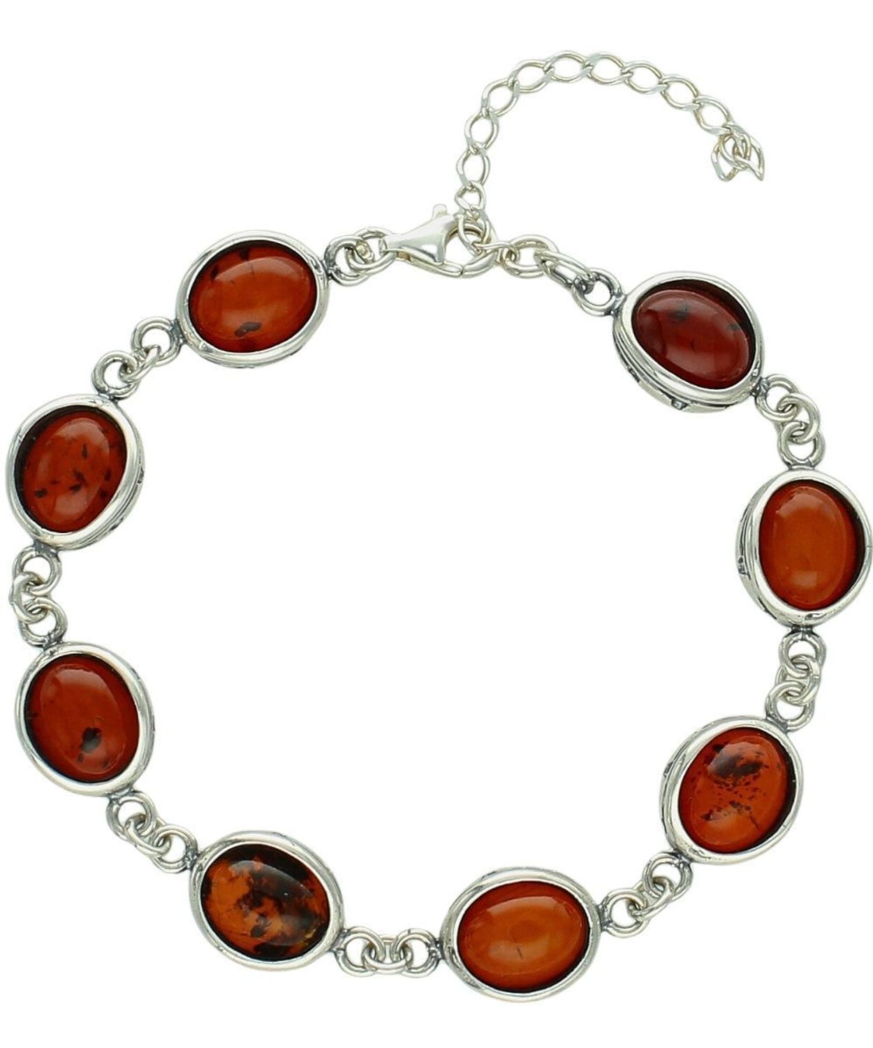 Srebrna bransoletka 925 z bursztynem koniakowym.jpg