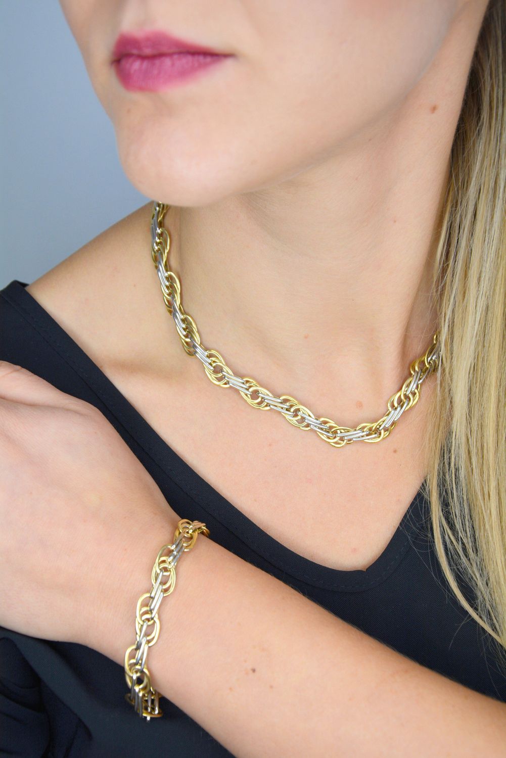 Złota bransoletka 585 'Plątanina uczuć' DIA-BRA-1414-585.jpg