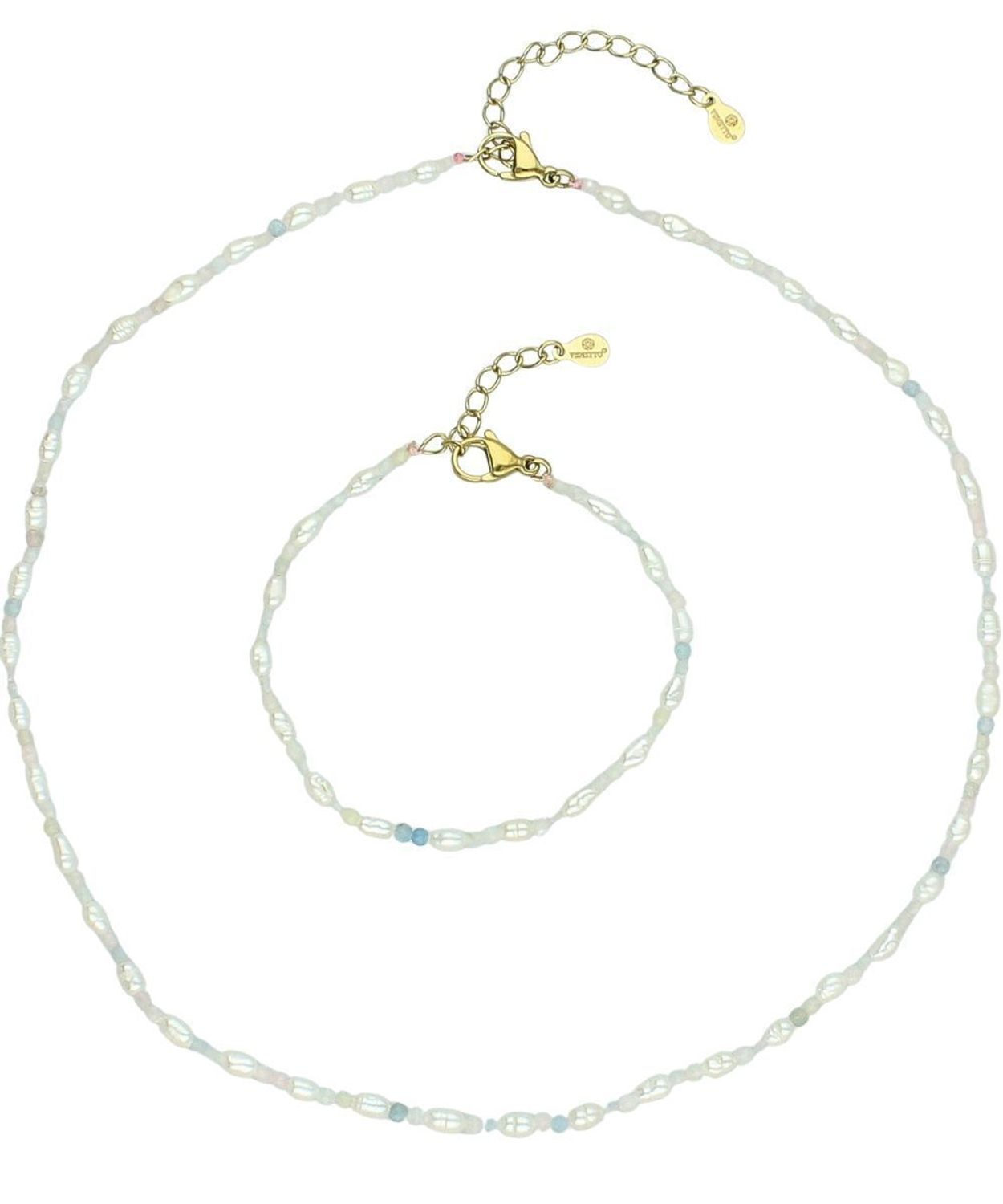 Bransoletka z morganitem i perłą hodowlaną – elegancka biżuteria z naturalnymi kamieniami.jpg