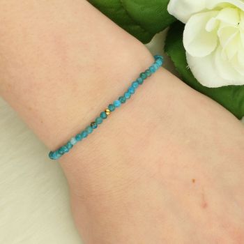 Bransoletka z jadeitu morganitowego na żyłce – naturalna biżuteria damska blue.jpg