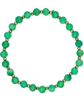 Bransoletka z zielonego agatu na żyłce – naturalna biżuteria damska.jpg