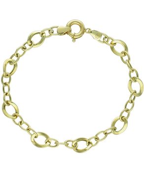 Złota bransoletka damska 375 modny wzór 19 cm – elegancka damska.jpg