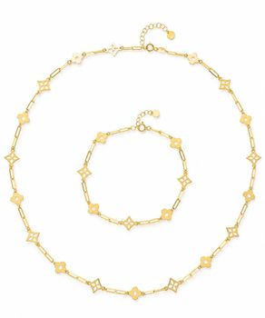 Złota bransoletka z ażurowymi ornamentami próba 375 – 17+3 cm komplet.jpg