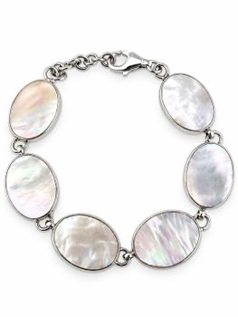 Bransoletka damska srebrna próba 925 z masą perłową – elegancka bransoletka 20 cm (2).jpg