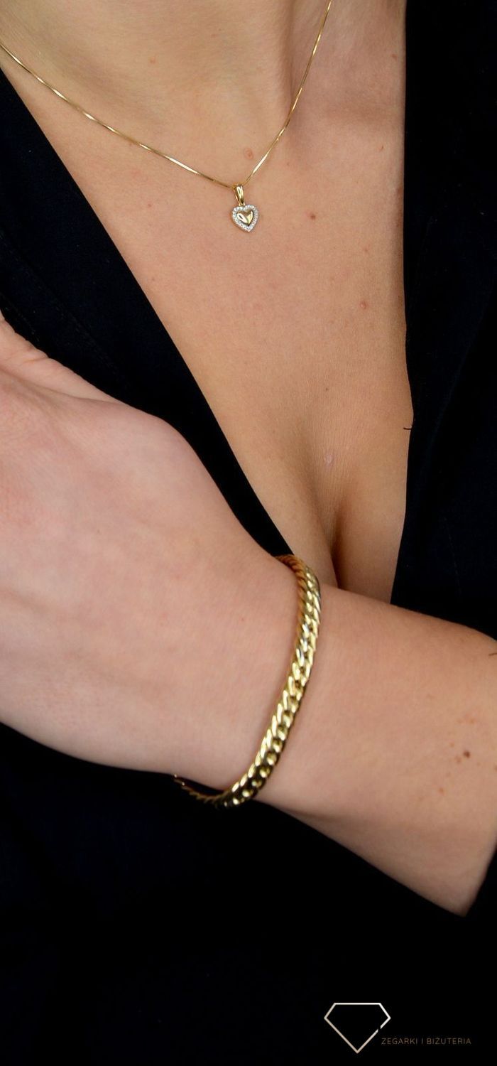 Złota bransoletka 585 pancerka 0,7 cm DIA-BRA-1764-585.jpg