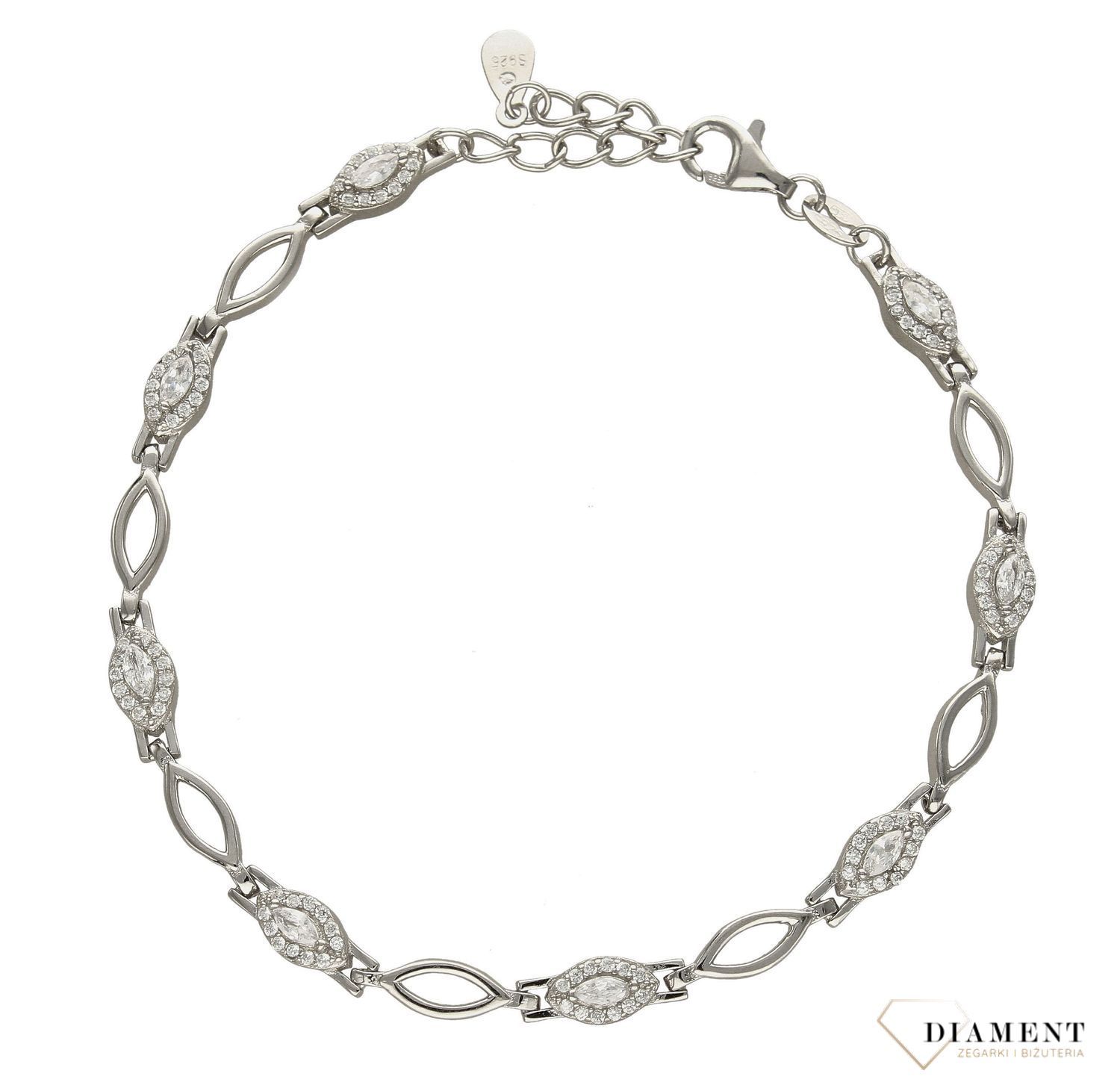 Srebrna bransoletka z cyrkoniami DIA-BRA-2054-925 (1).jpg