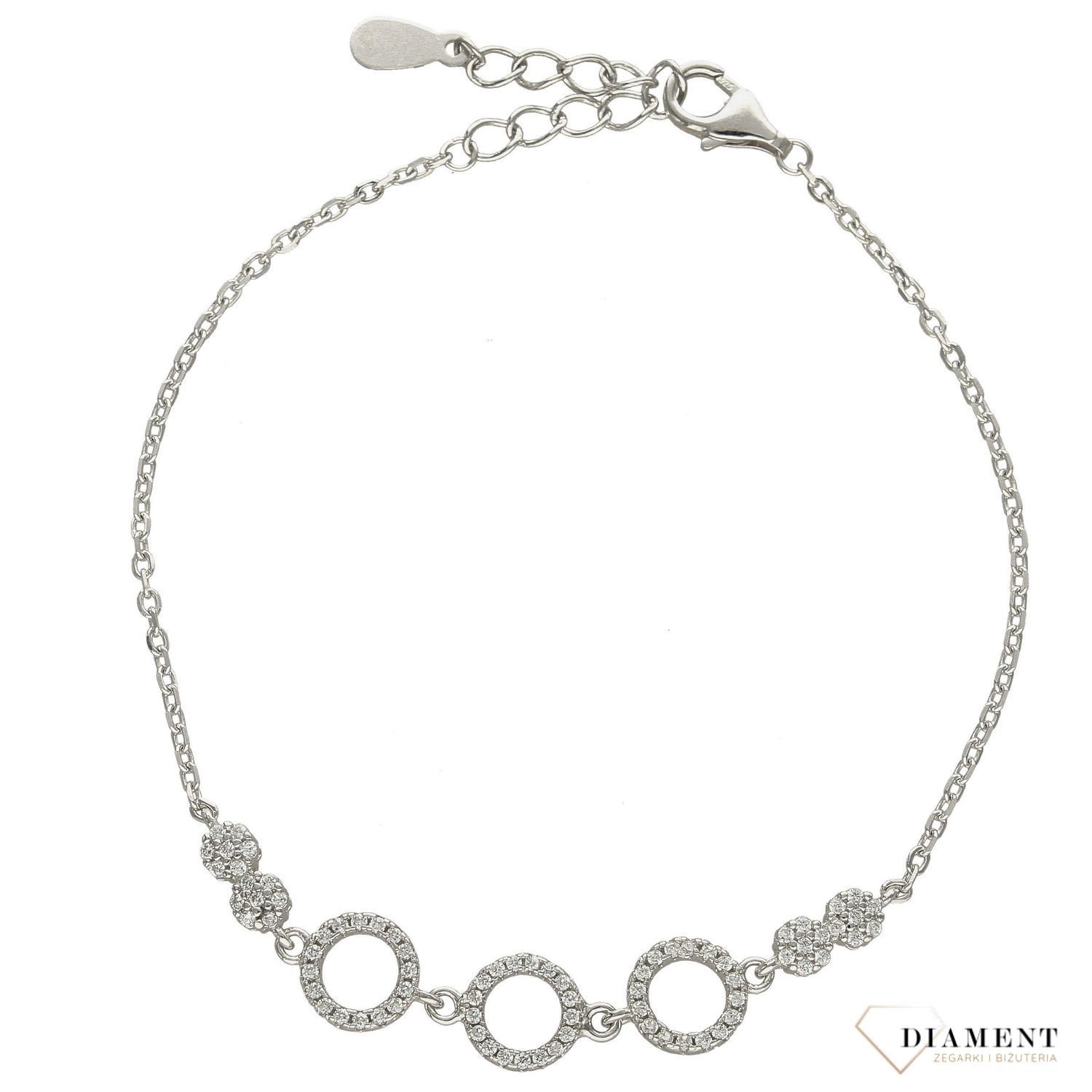 Bransoletka srebrna z cyrkoniami DIA-BRA-2063-925.jpg