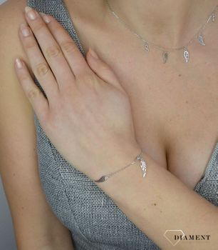 Srebrna bransoletka skrzydła DIA-BRA-2293-925 (2).JPG