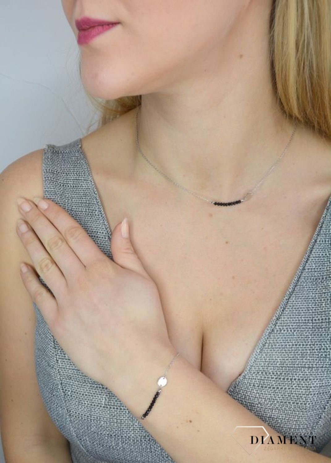 Bransoletka srebrna gładkie kółeczko 925 DIA-BRA-2305-925.jpg