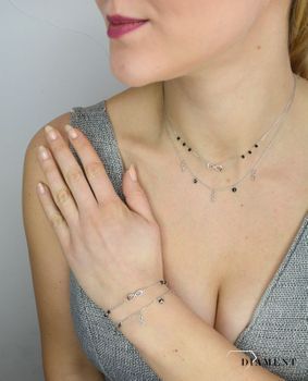 Srebrna bransoletka subtelna nieskończoność (7).JPG