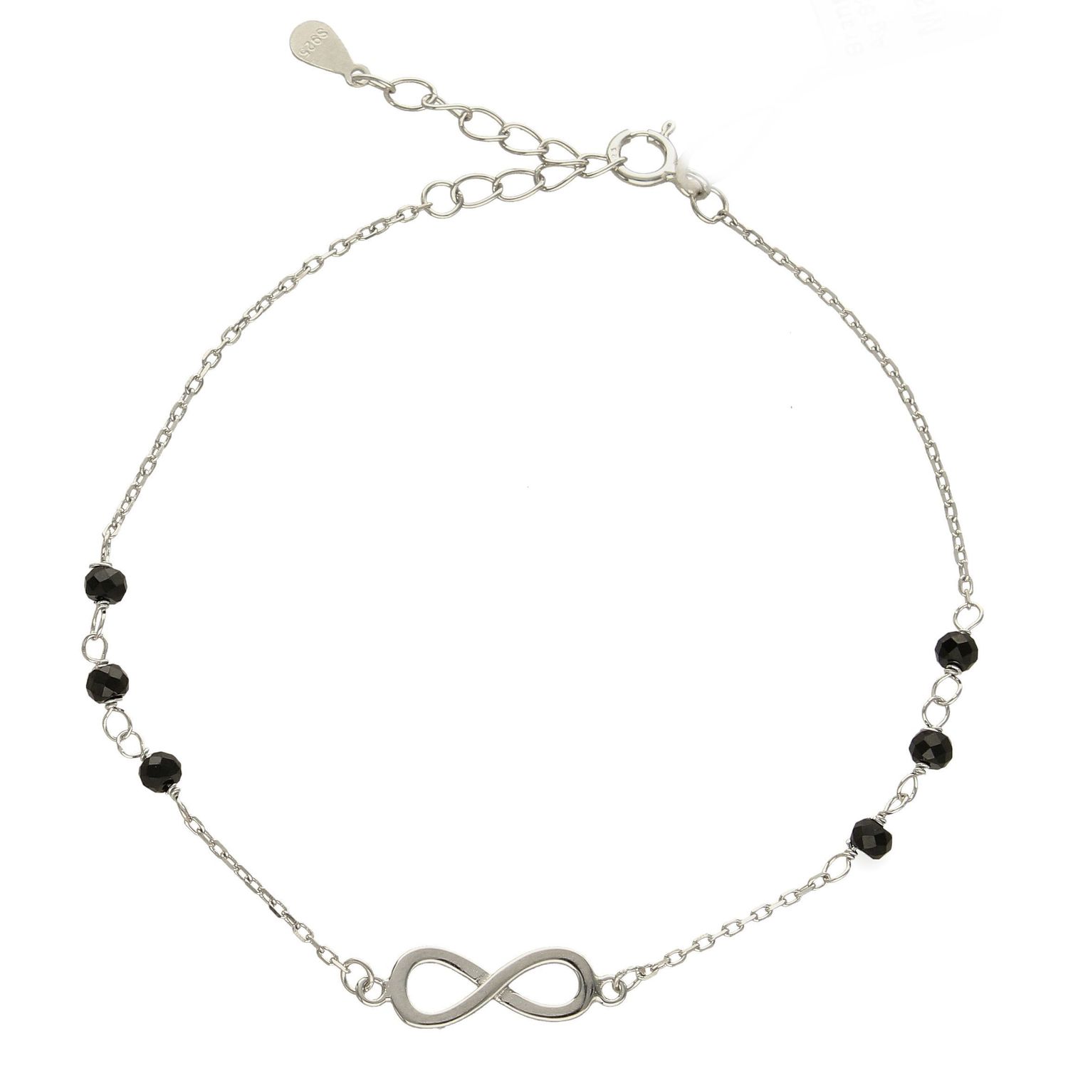 Srebrna bransoletka subtelna nieskończoność Bransoletka srebrna ✓.jpg