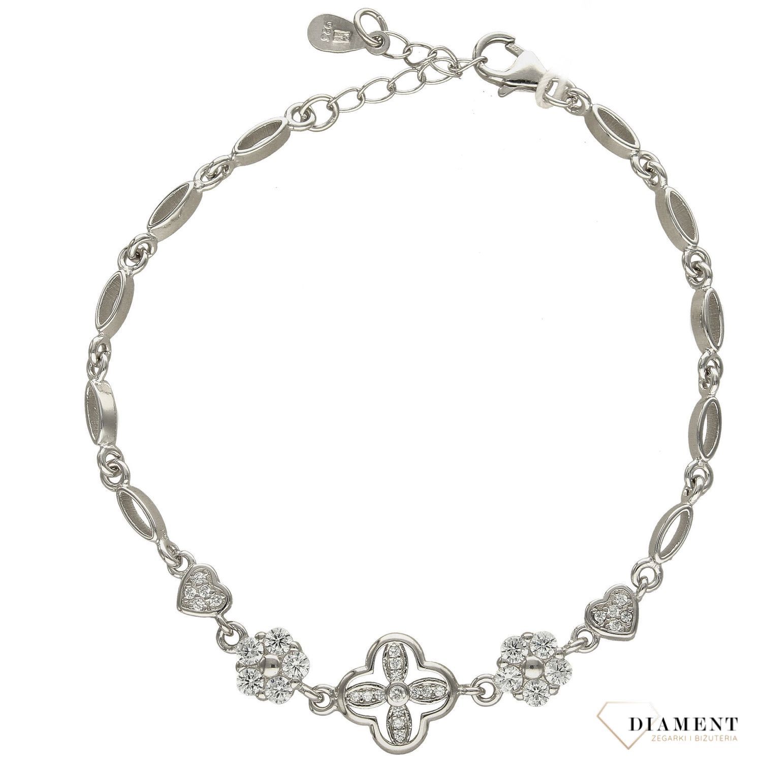 Srebrna bransoletka niesamowite uniesienie DIA-BRA-2312-925 (2).jpg