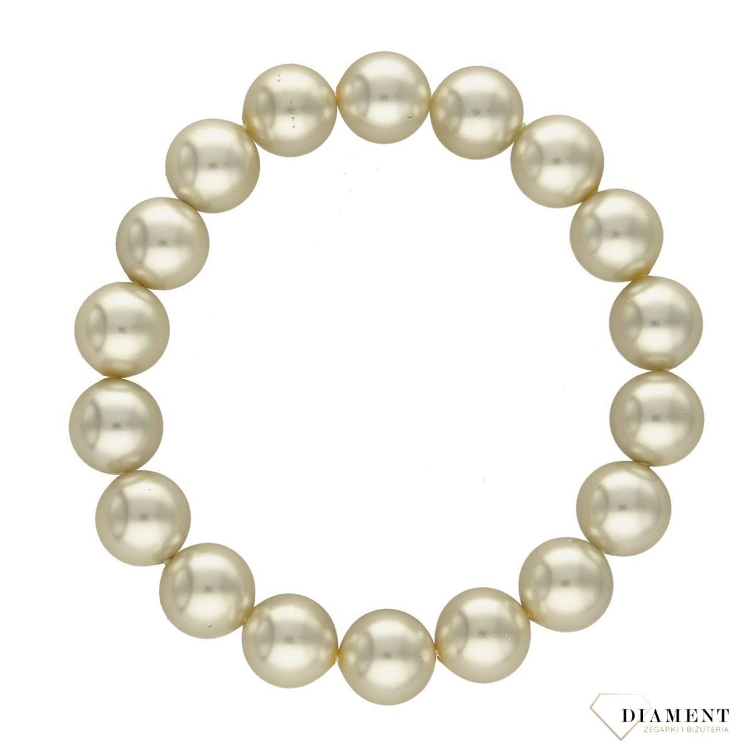 Bransoletka z perłami kremowa klasyka DIA-BRA-2390-INNE. To niezwykle wyjątkowy i nietuzinkowy dodatek, który doskonale sprawdzi się w stylizacjach (2).jpg
