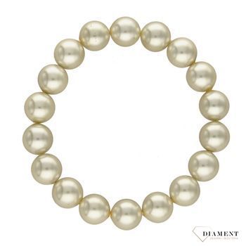 Bransoletka z perłami kremowa klasyka DIA-BRA-2390-INNE. To niezwykle wyjątkowy i nietuzinkowy dodatek, który doskonale sprawdzi się w stylizacjach (2).jpg