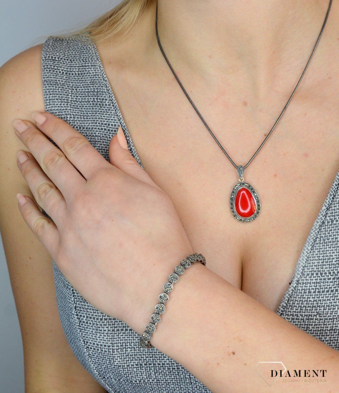 Bransoletka srebrna z markazytami  DIA-BRA-2510-925.jpg