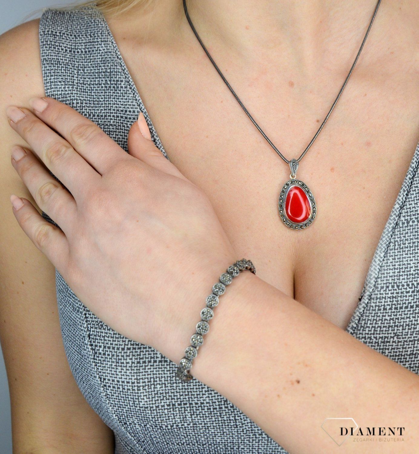 Bransoletka srebrna z markazytami  DIA-BRA-2510-925.jpg