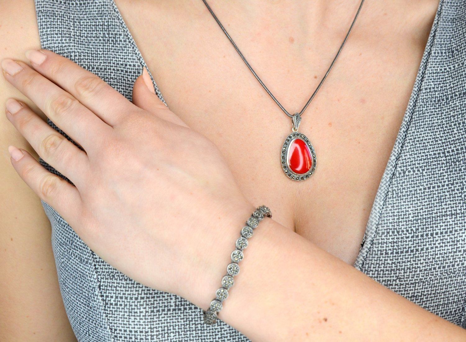 Bransoletka srebrna z markazytami  DIA-BRA-2510-925.jpg