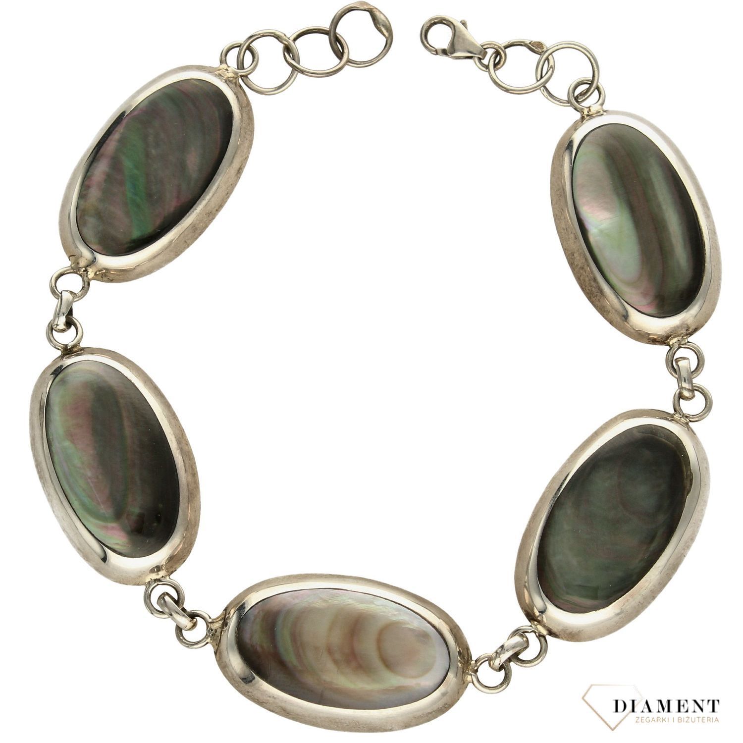 Bransoletka srebrna z masą perłową DIA-BRA-2787-925.jpg