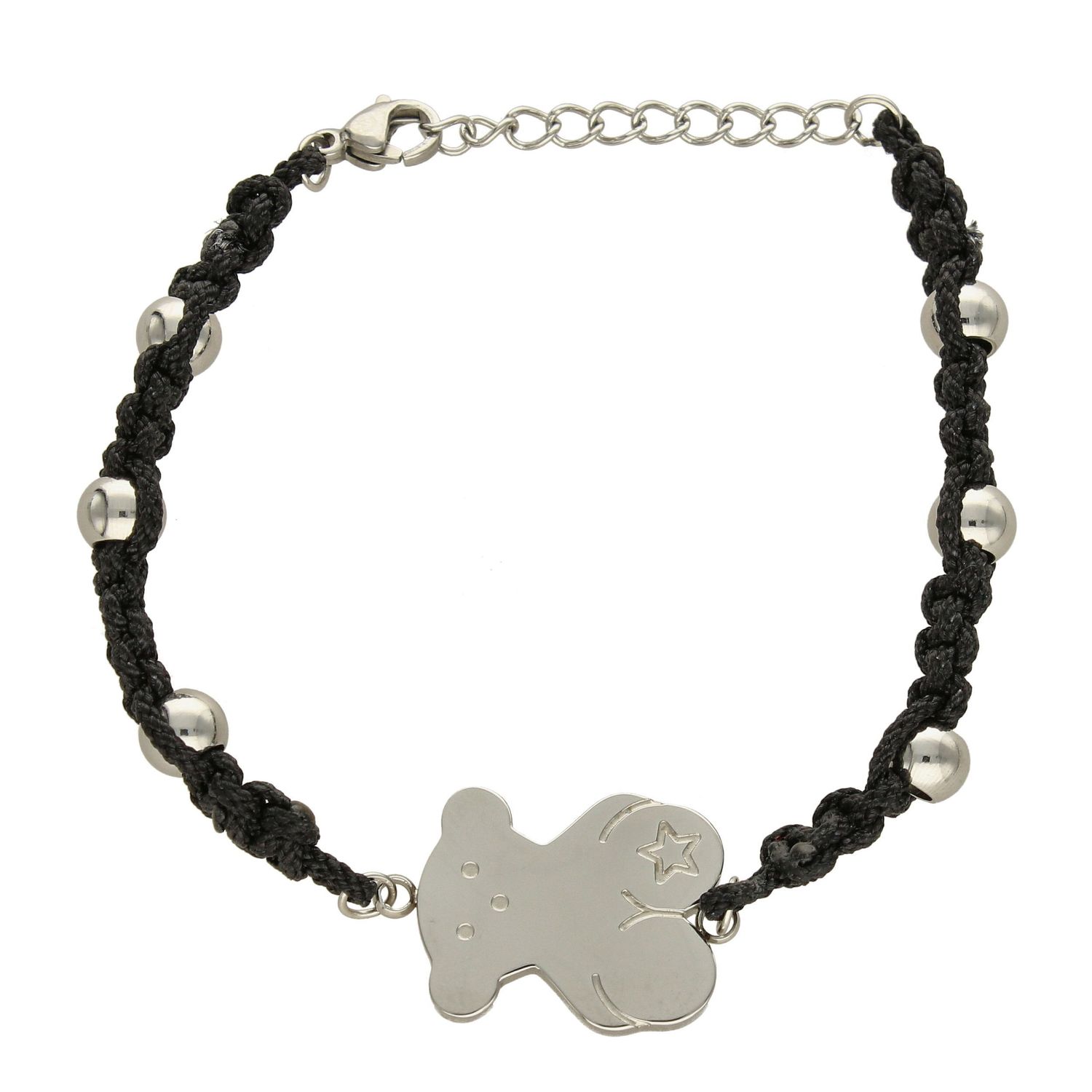 Bransoletka z misiem i kulkami na sznurku DIA-BRA-2821-STAL (1).jpg