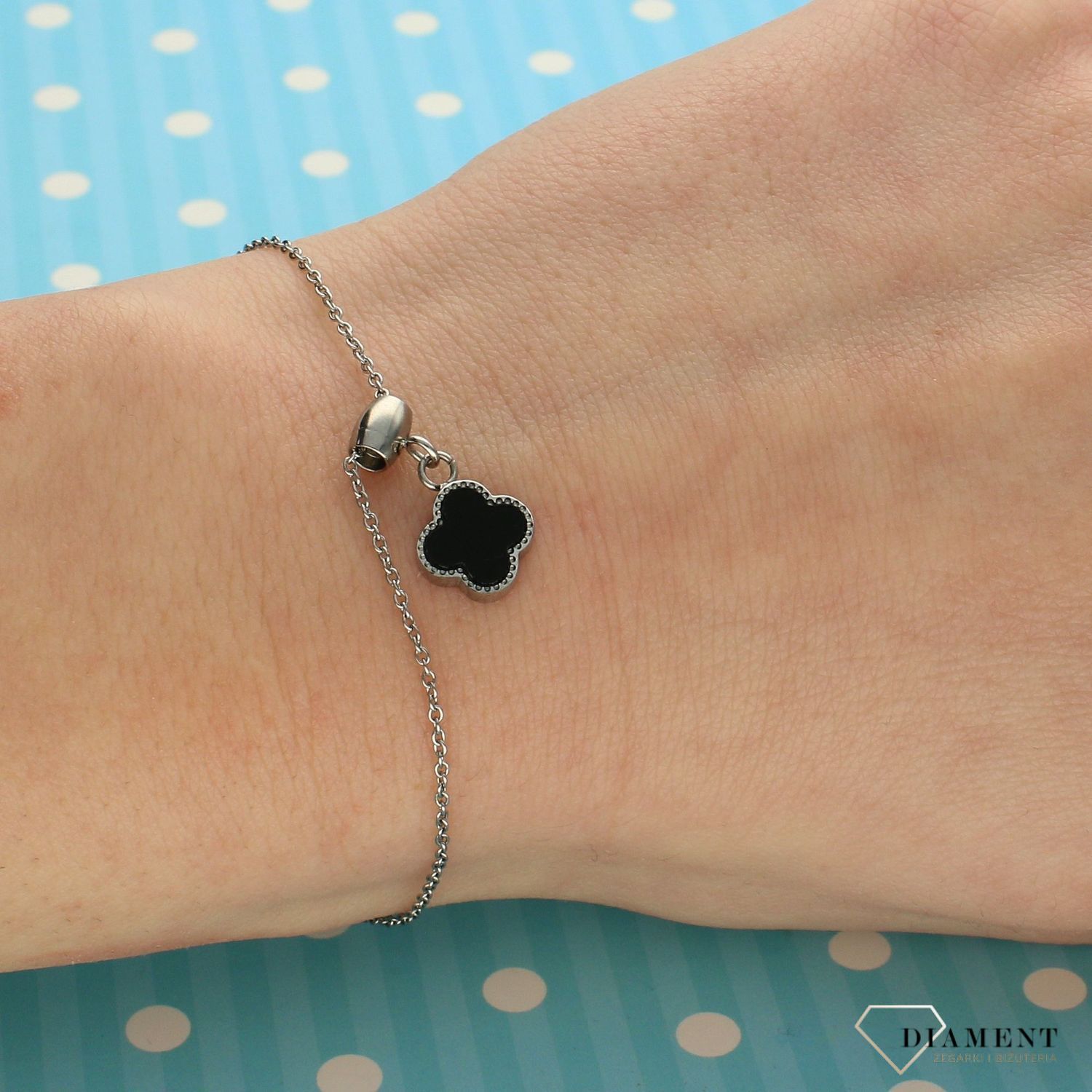 Bransoletka stalowa z motywem dwustronnego kwiatka DIA-BRA-2824-STAL (1).jpg