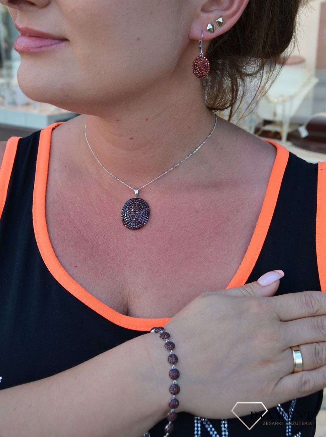 Bransoletka srebrna z czerwonymi cyrkoniami DIA-BRA-2931-925 (1).jpg