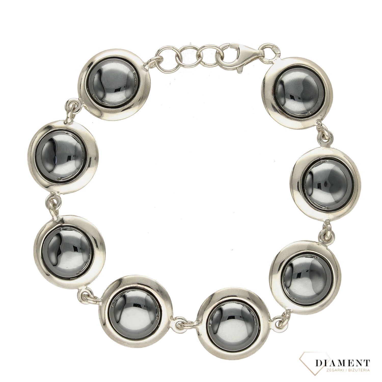 Bransoletka srebrna z hematytami DIA-BRA-2977-925 (2).jpg