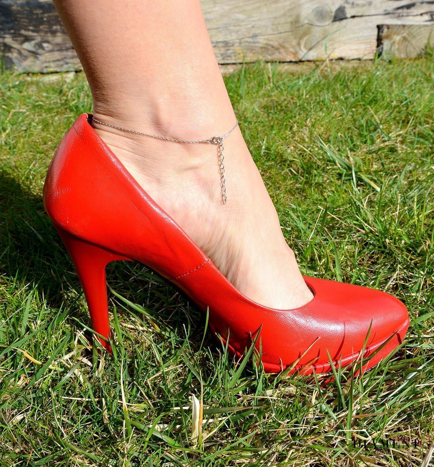 Srebrna bransoletka na nogę kółko z gwiazdką DIA-BRA-3236-925.jpg