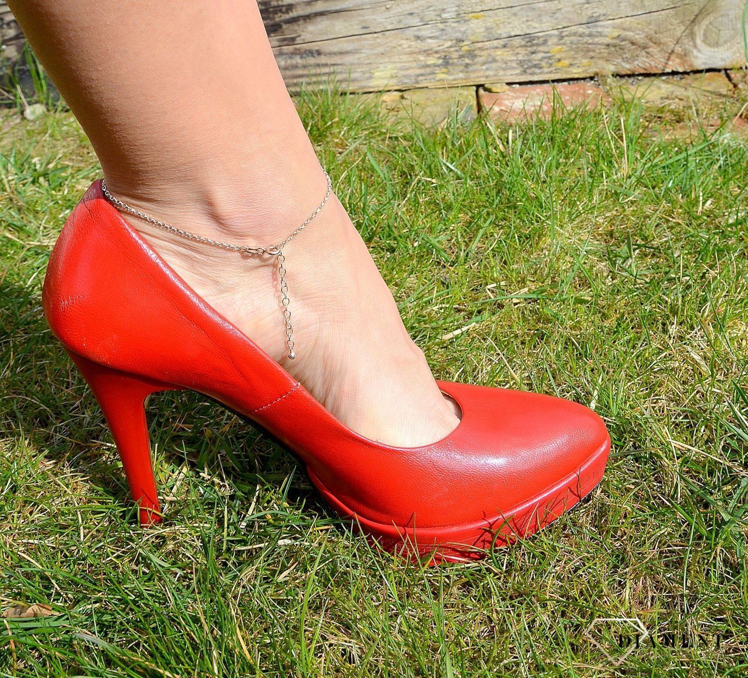 Srebrna bransoletka na nogę gładki łańcuszek DIA-BRA-3248-925.jpg