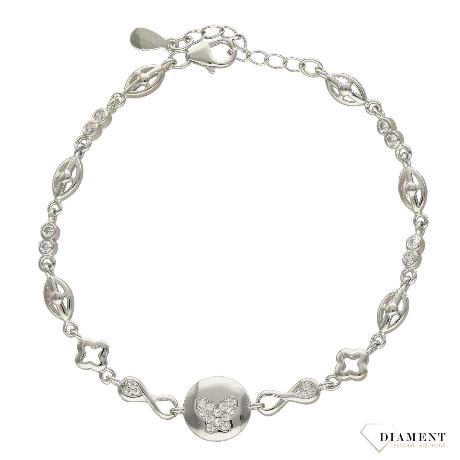 Srebrna bransoletka ozdobne wzory z cyrkonią DIA-BRA-3558-925 (1).jpg
