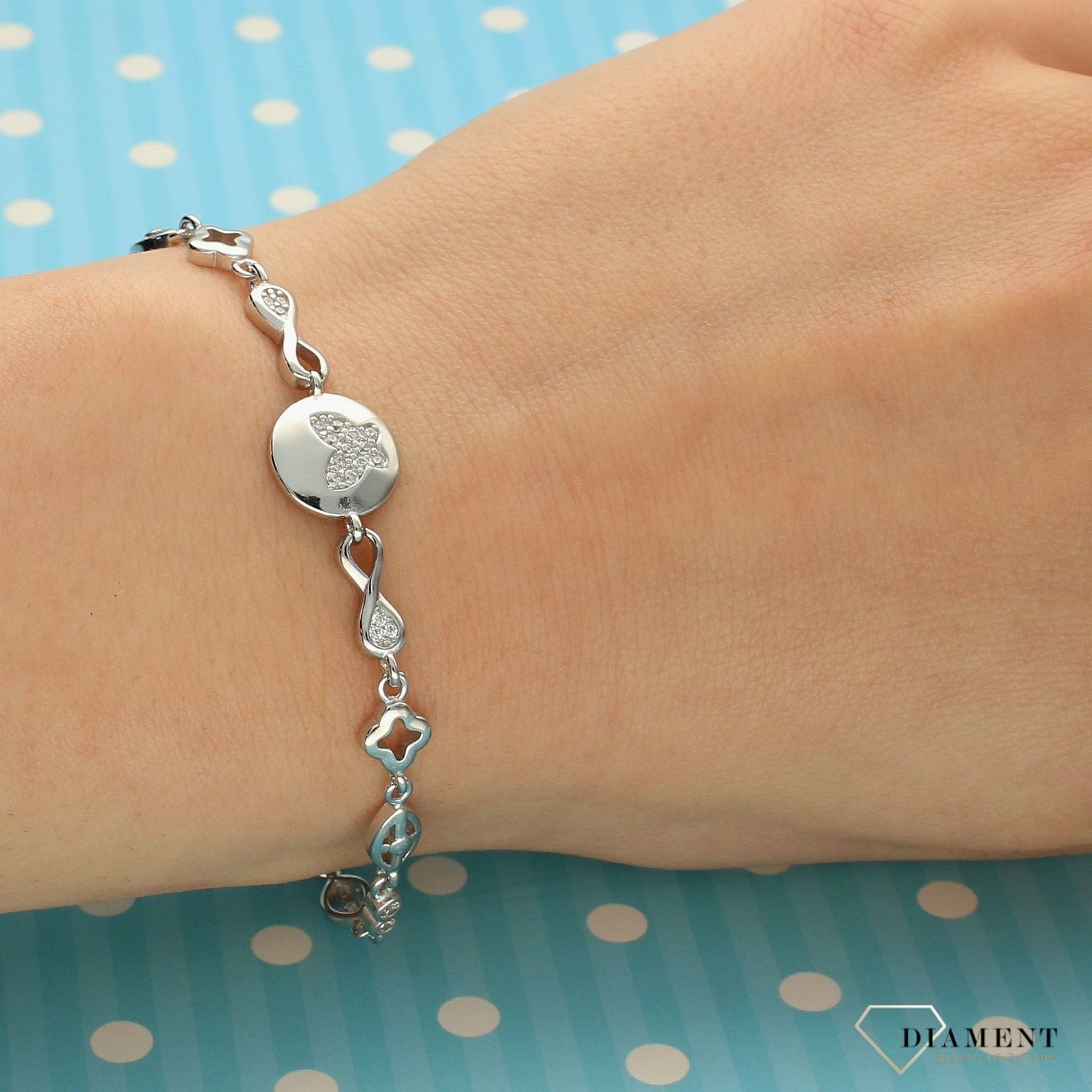 Srebrna bransoletka ozdobne wzory z cyrkonią DIA-BRA-3558-925 (1).jpg