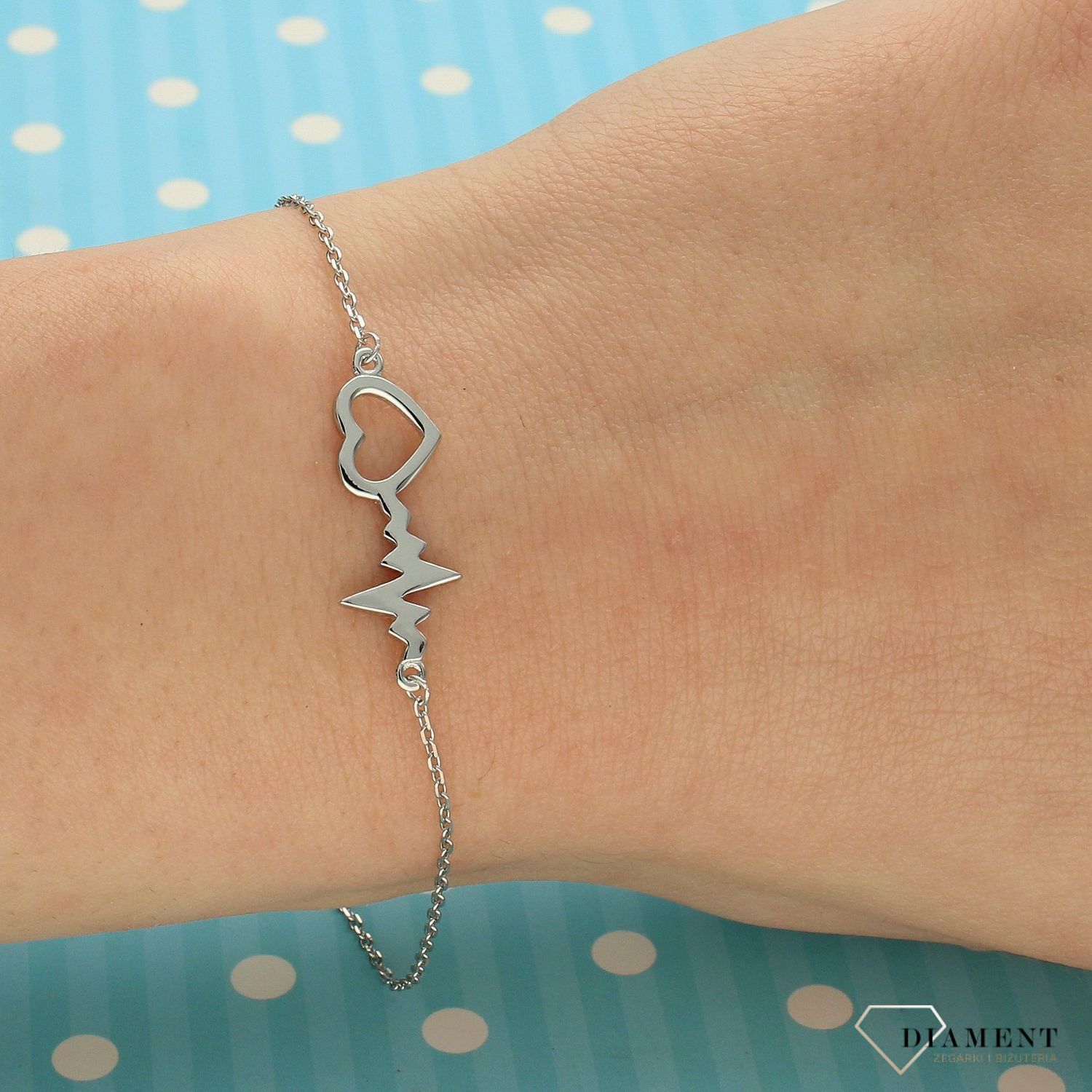 Srebrna bransoletka celebrytka linia życia, serce DIA-BRA-3560-925 (1).jpg