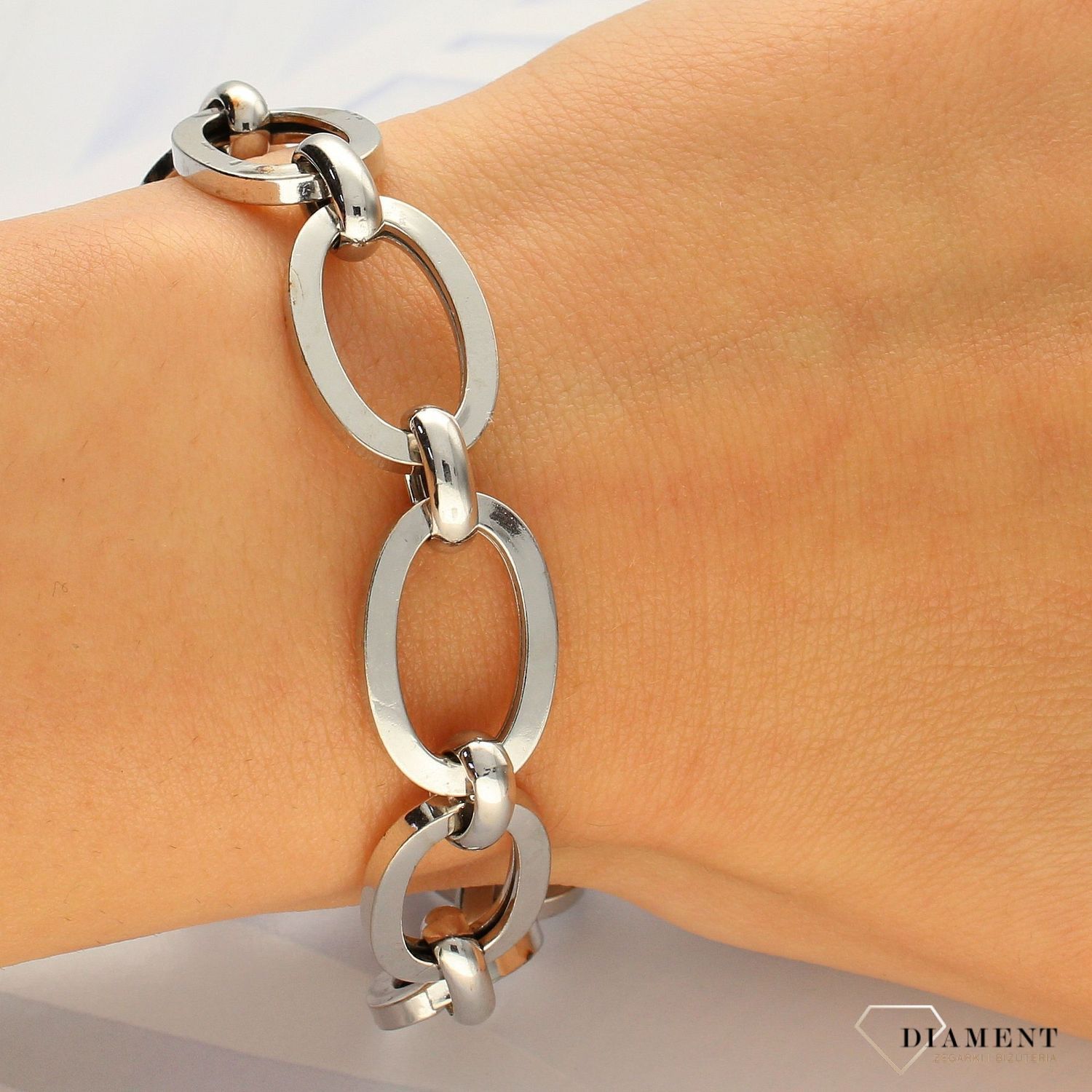 Srebrna bransoletka owalne ogniwa DIA-BRA-3842-925 (1).jpg