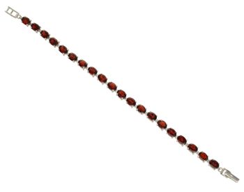 Srebrna bransoletka z cyrkonią w kolorze czerwonym DIA-BRA-3941-925 (1).jpg